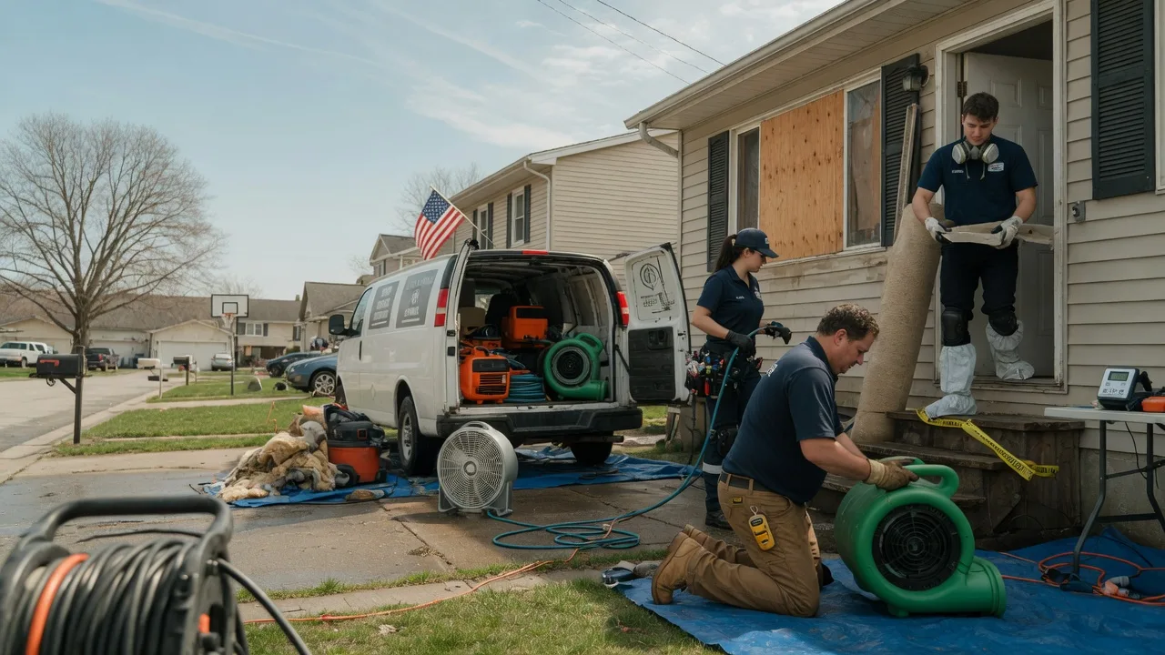 Water Damage Restoration in Hepler, KS near me